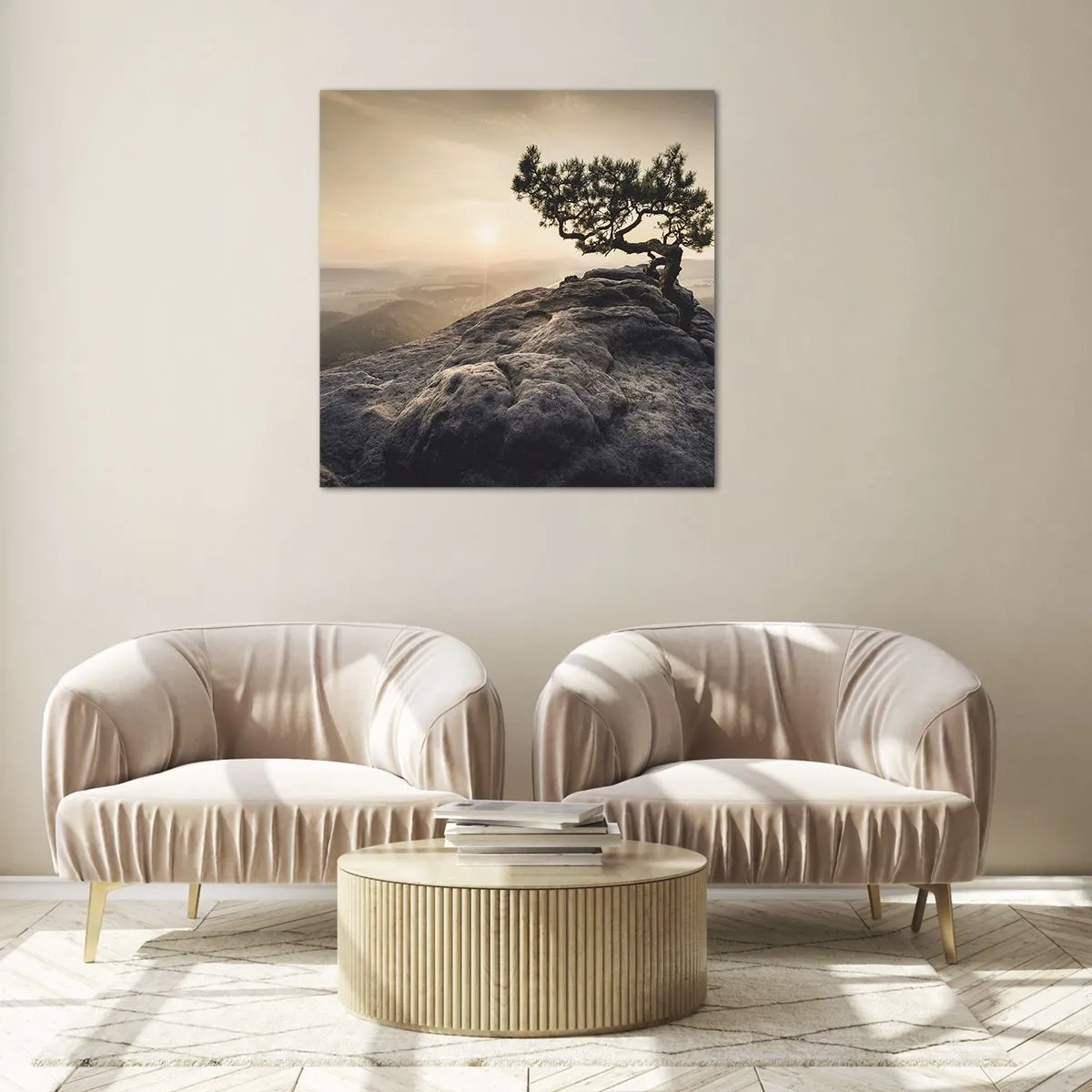 Obraz na szkle - Życie zawsze zwycięża - 70x70 cm