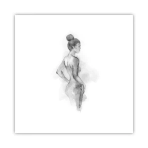 Plakat - Piękna jak malowanie - 30x30 cm