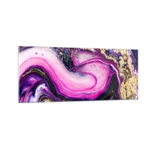 Obraz na szkle - Chwila za kulisami - 100x40 cm