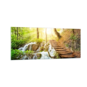 Obraz na szkle - Upragniony chłód - 100x40 cm