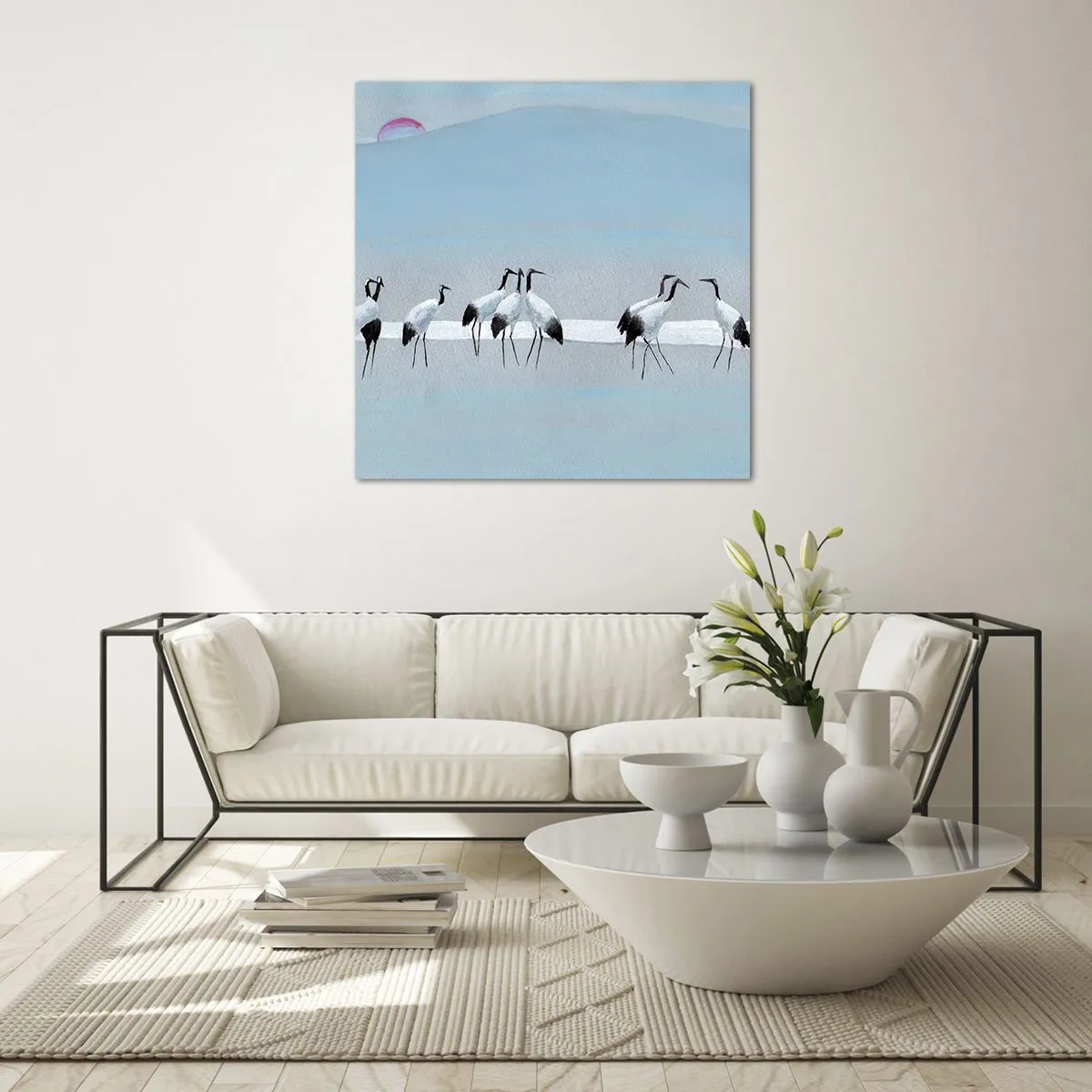 Obraz na szkle - Po gorącym dniu - 70x70 cm