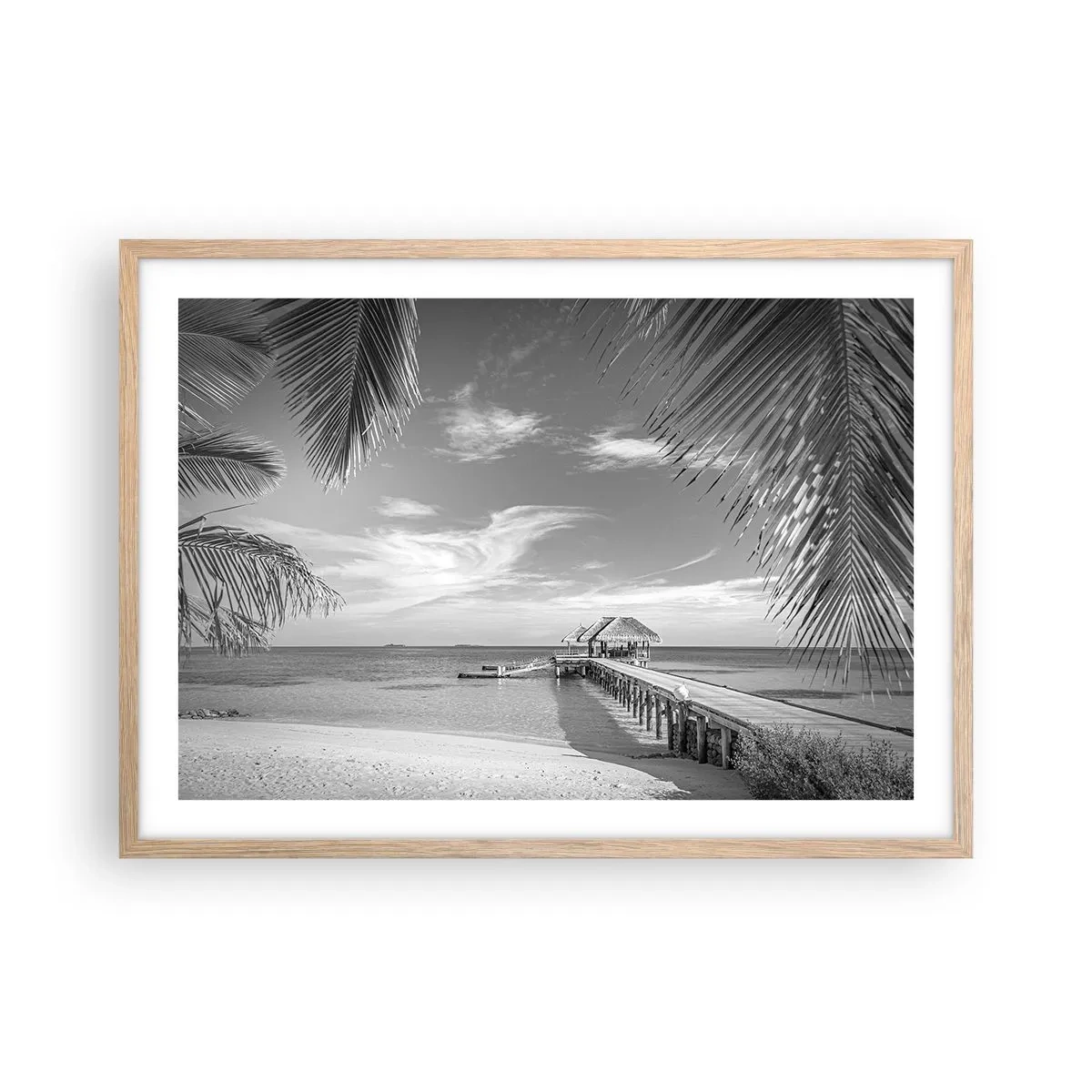 Plakat w ramie jasny dąb - Wspomnienie czy marzenie? - 70x50 cm