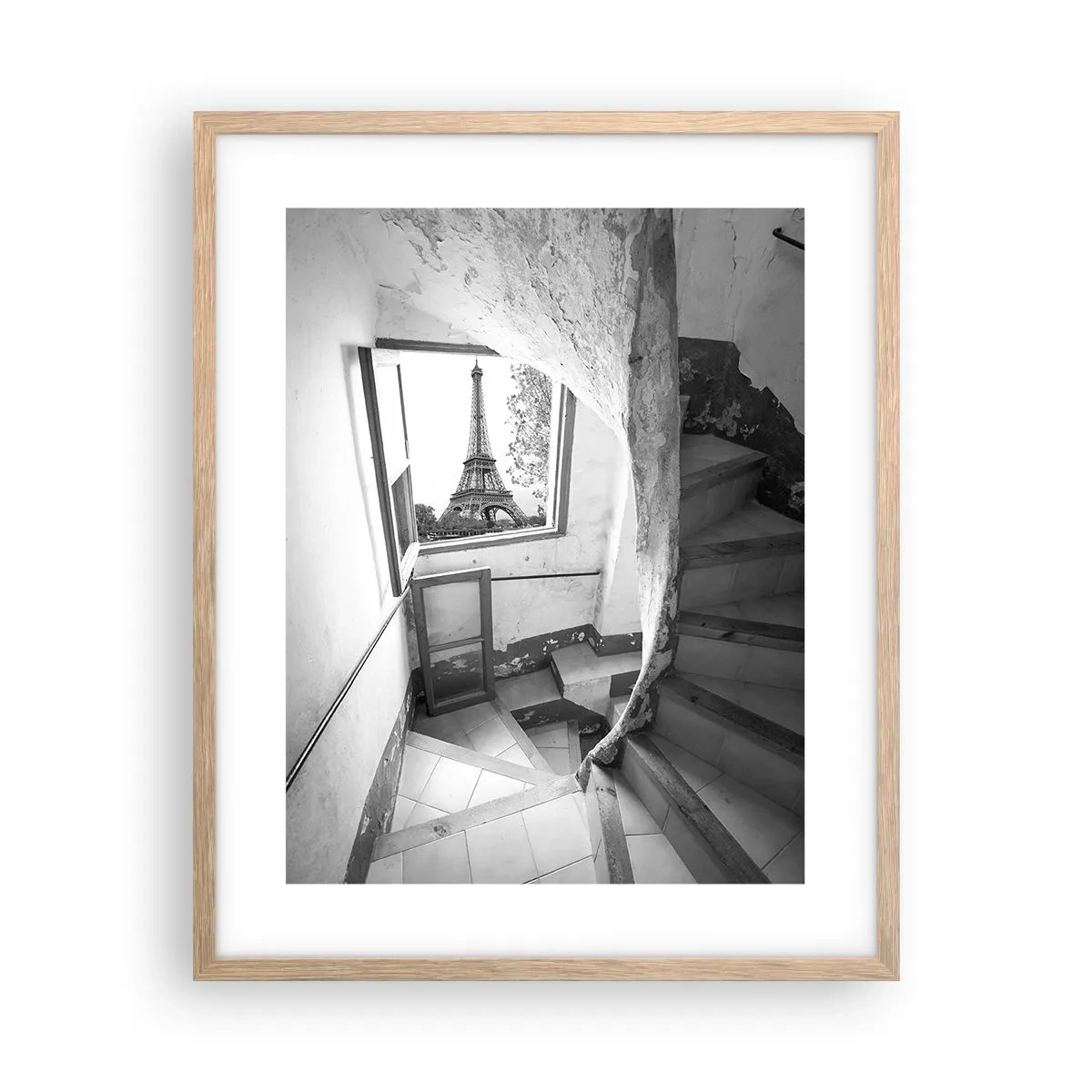 Plakat w ramie jasny dąb - Co za widok! - 40x50 cm