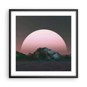 Plakat w czarnej ramie - W sąsiedniej galaktyce - 50x50 cm