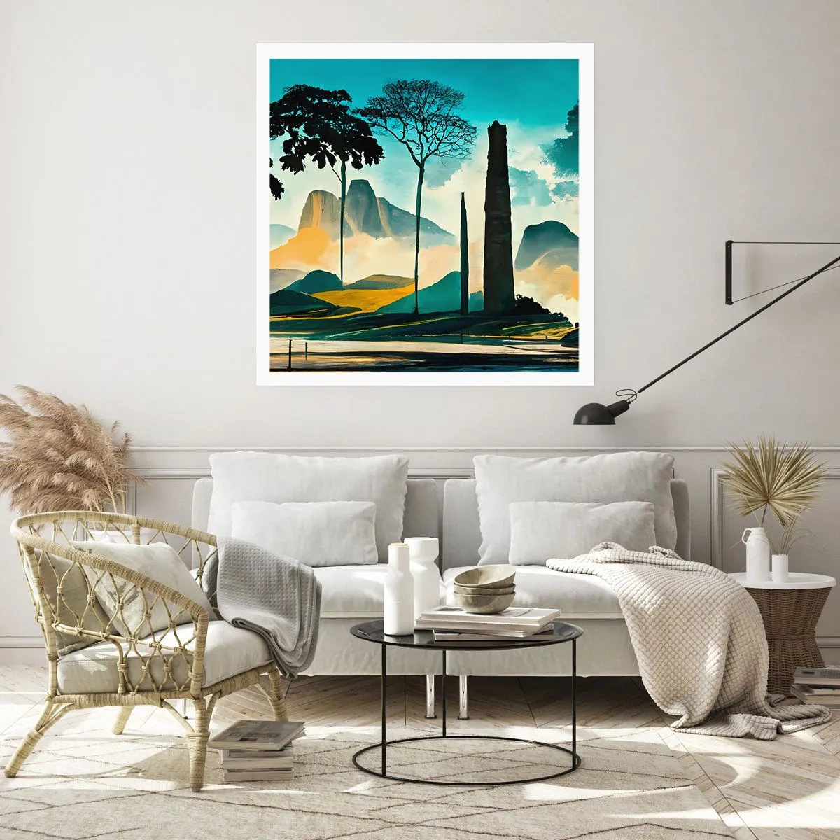 Plakat - Wciąż wyżej i wyżej - 30x30 cm