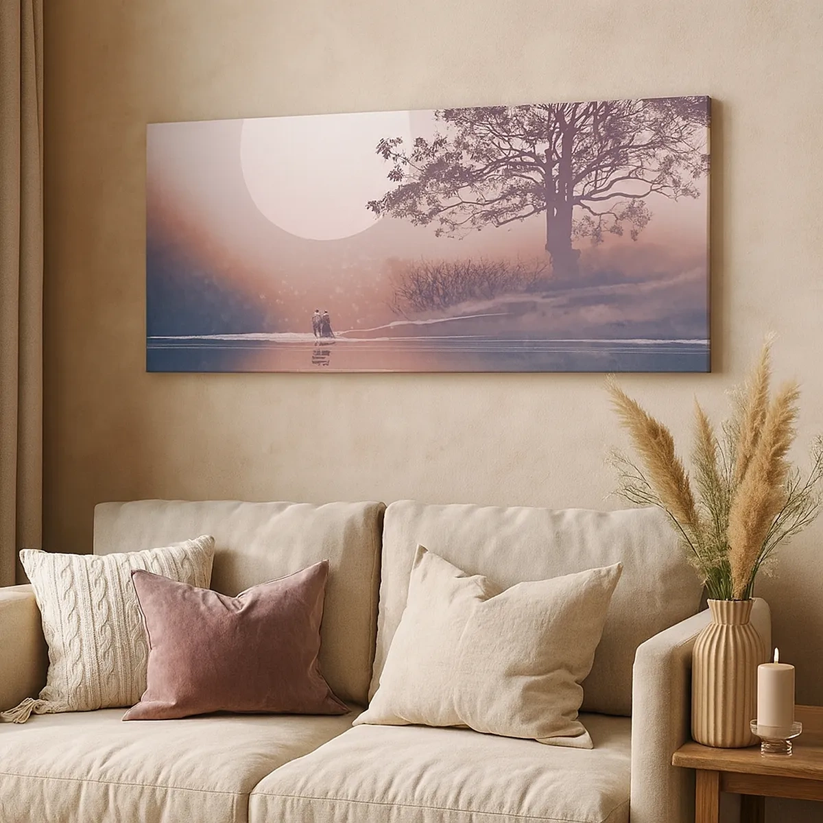 Obraz na płótnie - Nocne dziwy - 30x30 cm