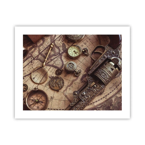 Plakat - Przygoda wzywa - 50x40 cm