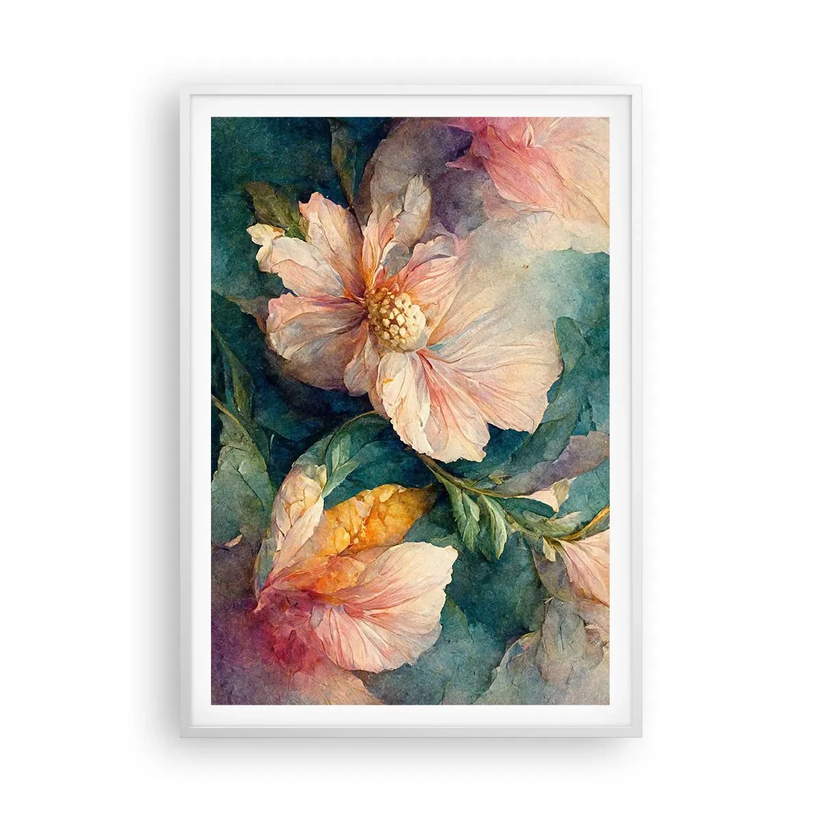 Plakat w białej ramie - Sama subtelność - 70x100 cm