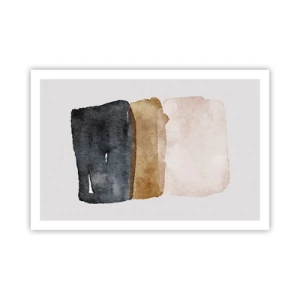 Plakat - Kompozycja barw ziemi - 91x61 cm