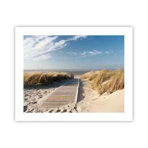 Plakat - Za wydmą, w szumie traw - 50x40 cm