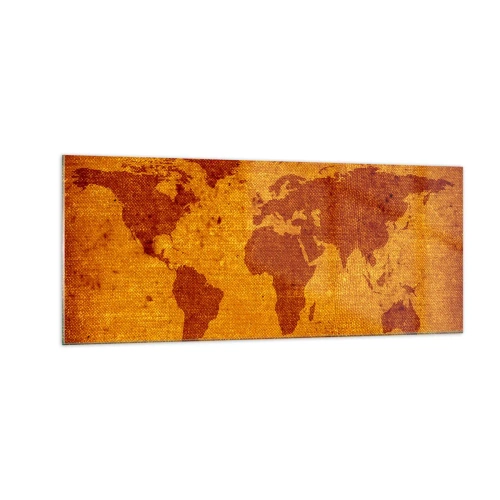 Obraz na szkle - Zaproszenie do podróży - 100x40 cm