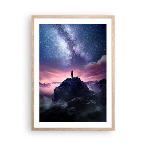 Plakat w ramie jasny dąb - I poczuł życie - 50x70 cm