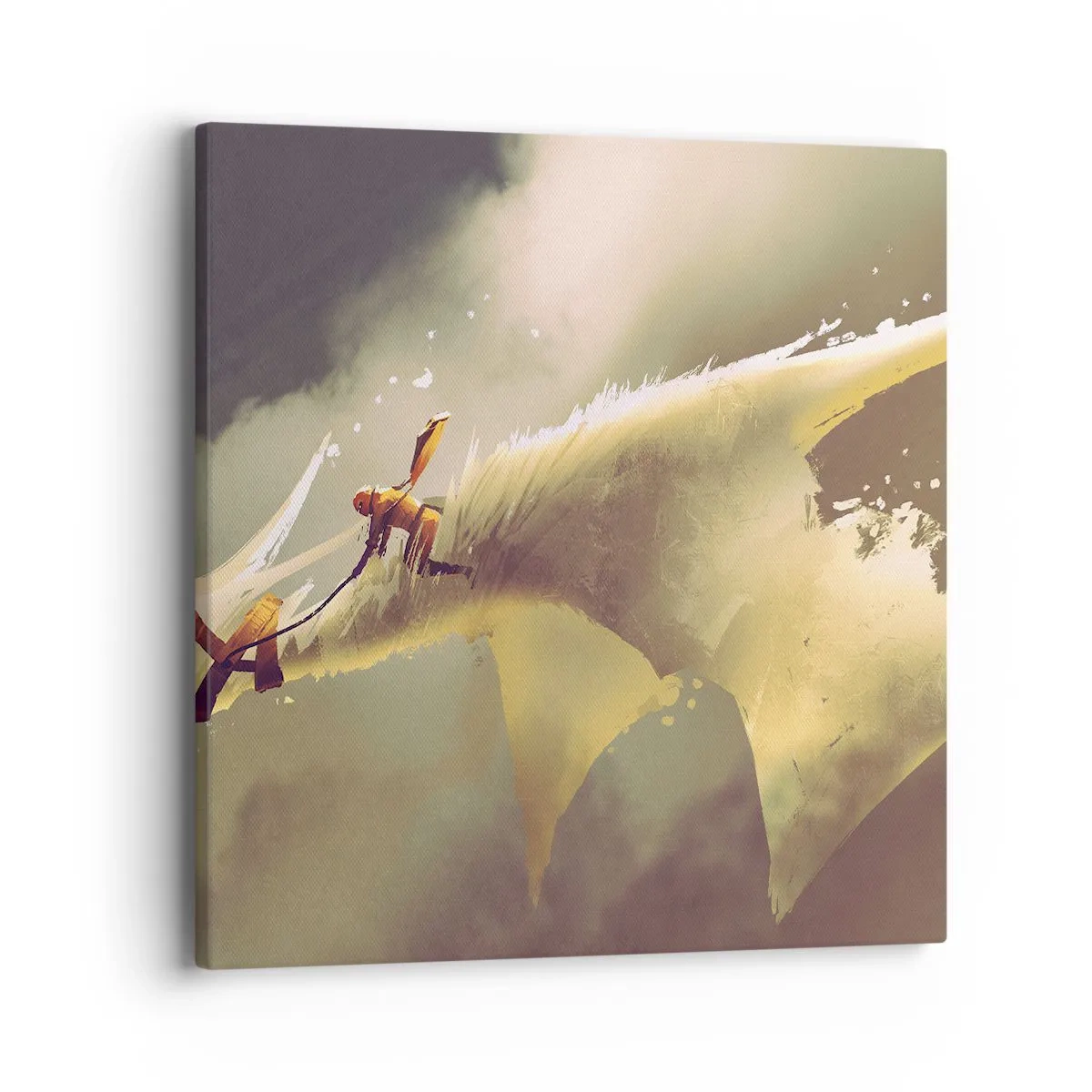 Obraz na płótnie - Światu na ratunek - 40x40 cm