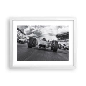 Plakat w białej ramie - Jest moc! - 40x30 cm