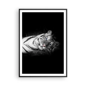 Plakat w czarnej ramie - Dzikość i spokój - 70x100 cm