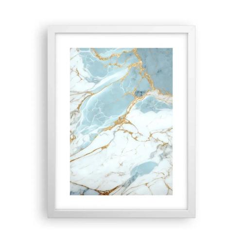 Plakat w białej ramie - Bogactwo kamienia - 30x40 cm