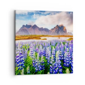 Obraz na płótnie - Siła i surowość obok łagodności - 70x70 cm