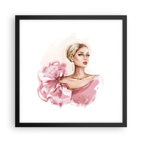 Plakat w czarnej ramie - Jak  malowana… - 40x40 cm