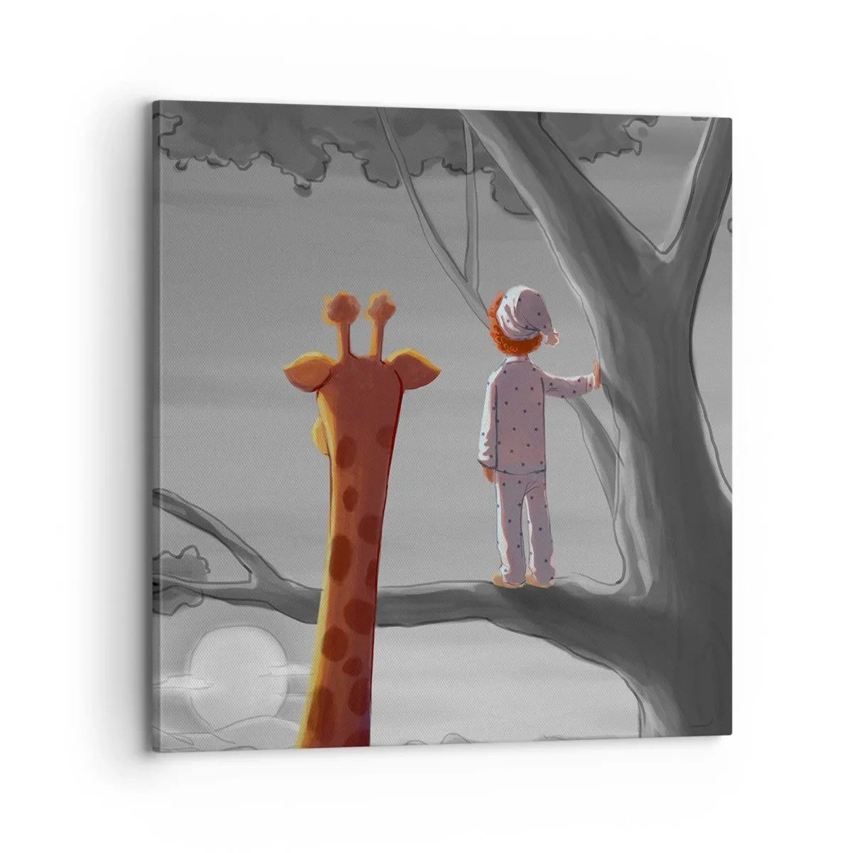 Obraz na płótnie - To się naprawdę dzieje - 70x70 cm