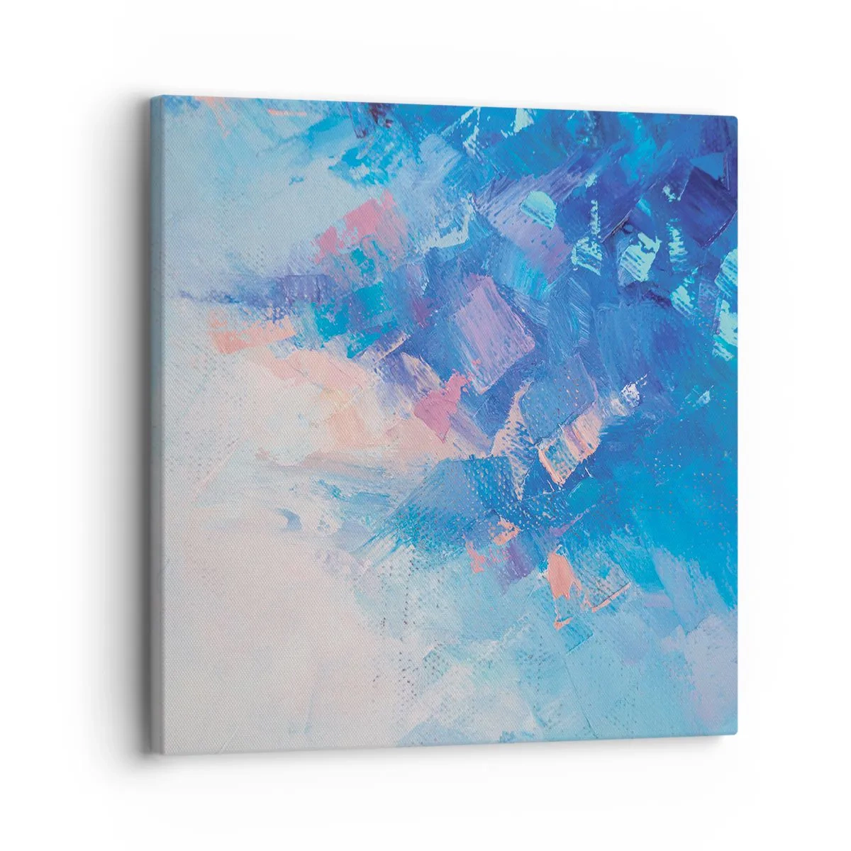 Obraz na płótnie - Zimowa abstrakcja - 30x30 cm