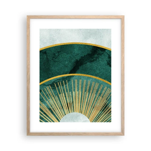 Plakat w ramie jasny dąb - Inny układ słoneczny - 40x50 cm