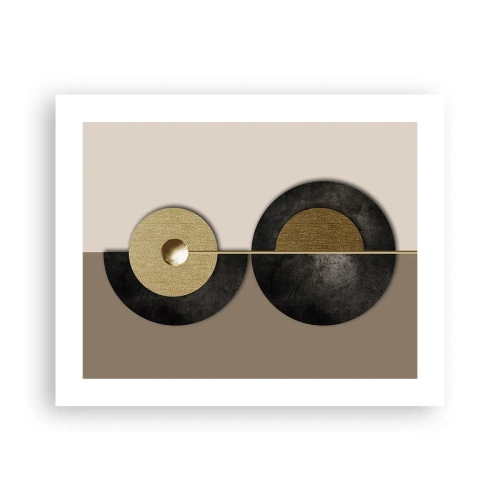 Plakat - Wariacje wokół koła - 50x40 cm