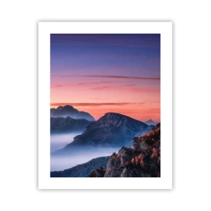 Plakat - Nad dolinami - 40x50 cm