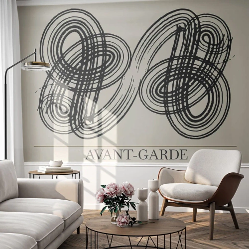 Fototapeta Premium Canvas - Wyszło spontanicznie - Minimalizm, Skandynawski, Napis - 150x105 cm