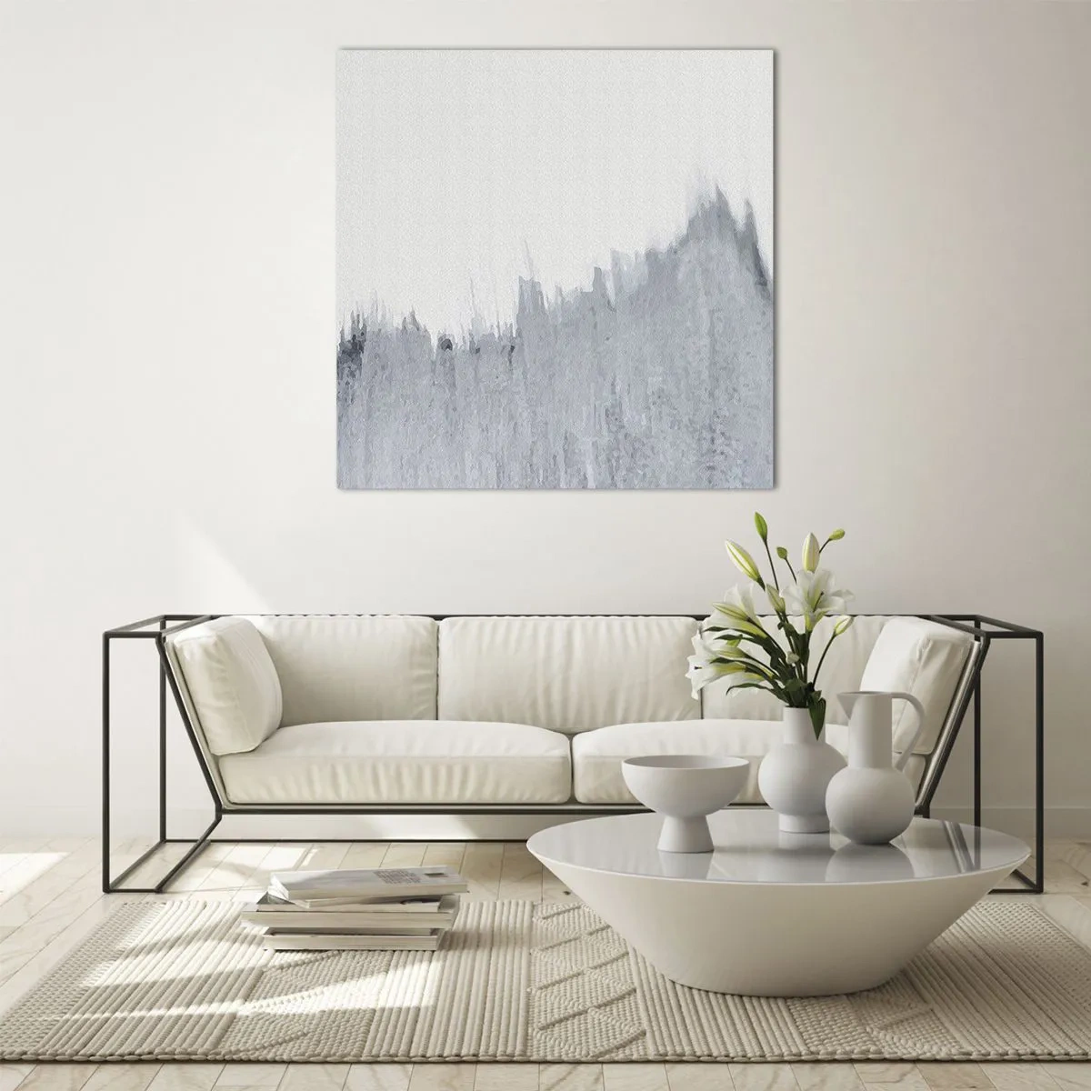 Obraz na szkle - Tajemniczy zapis - 60x60 cm