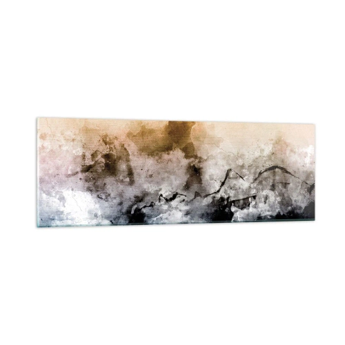 Obraz na szkle - Zatopione w tumanie mgły - 90x30 cm