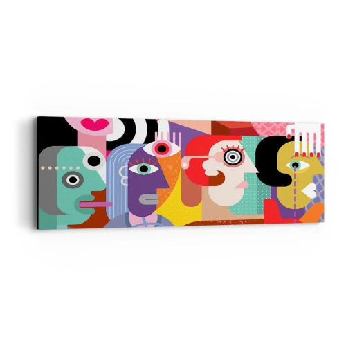 Obraz na płótnie - My od pana Picassa - 90x30 cm