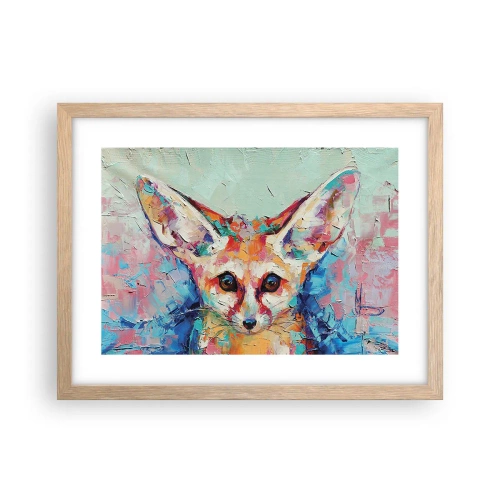 Plakat w ramie jasny dąb - Jesteście na mnie gotowi? - 40x30 cm