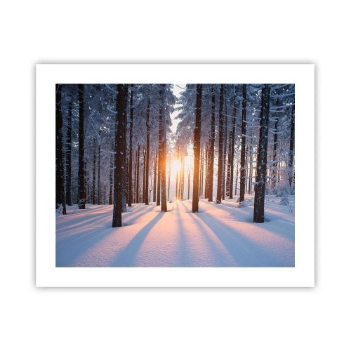 Plakat - Wyraźnie czarno na białym - 50x40 cm