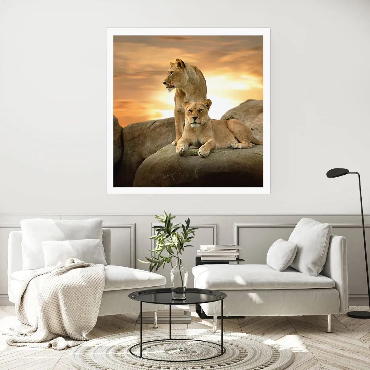 Plakat - Królewski majestat - 60x60 cm