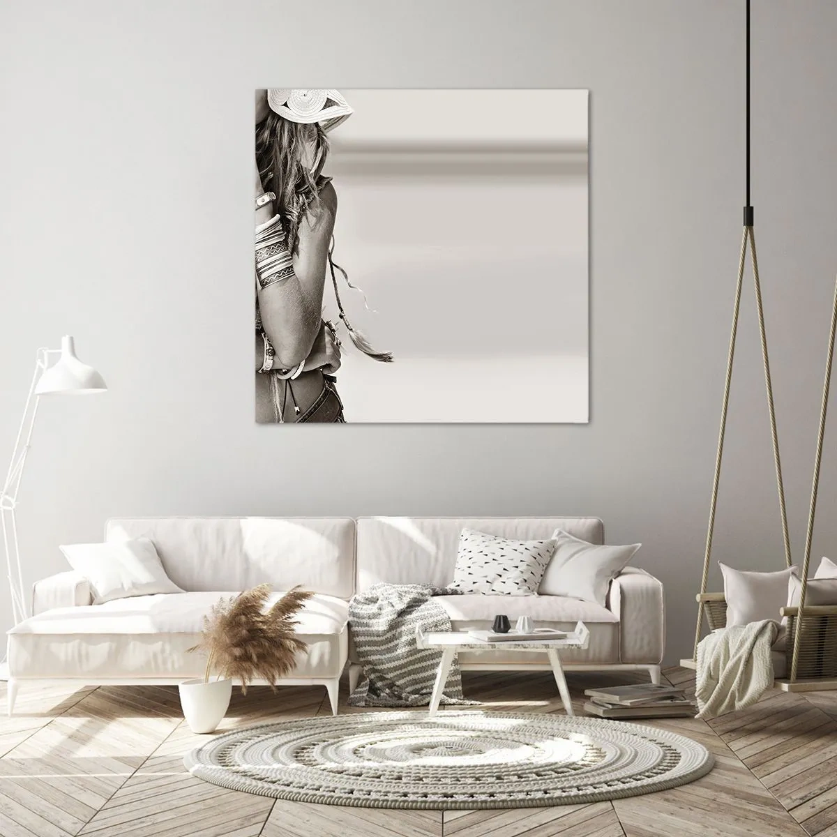 Obraz na płótnie - Jak to dziewczyna - 40x40 cm