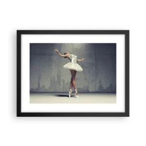 Plakat w czarnej ramie - Lekko jak ptak - 40x30 cm