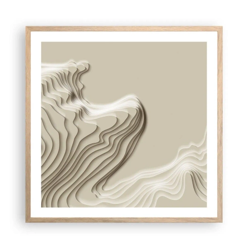 Plakat w ramie jasny dąb - Topografia sztuki - 60x60 cm