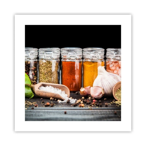 Plakat - Żeby życie miało smak - 40x40 cm