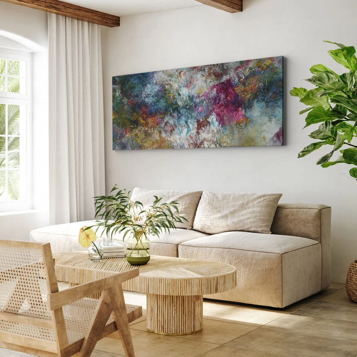 Obraz na płótnie - W pełnym rozkwicie - 100x40 cm