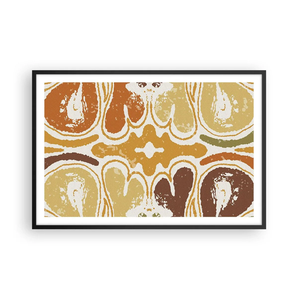 Plakat w czarnej ramie - Abstrakcja sentymentalna - 91x61 cm