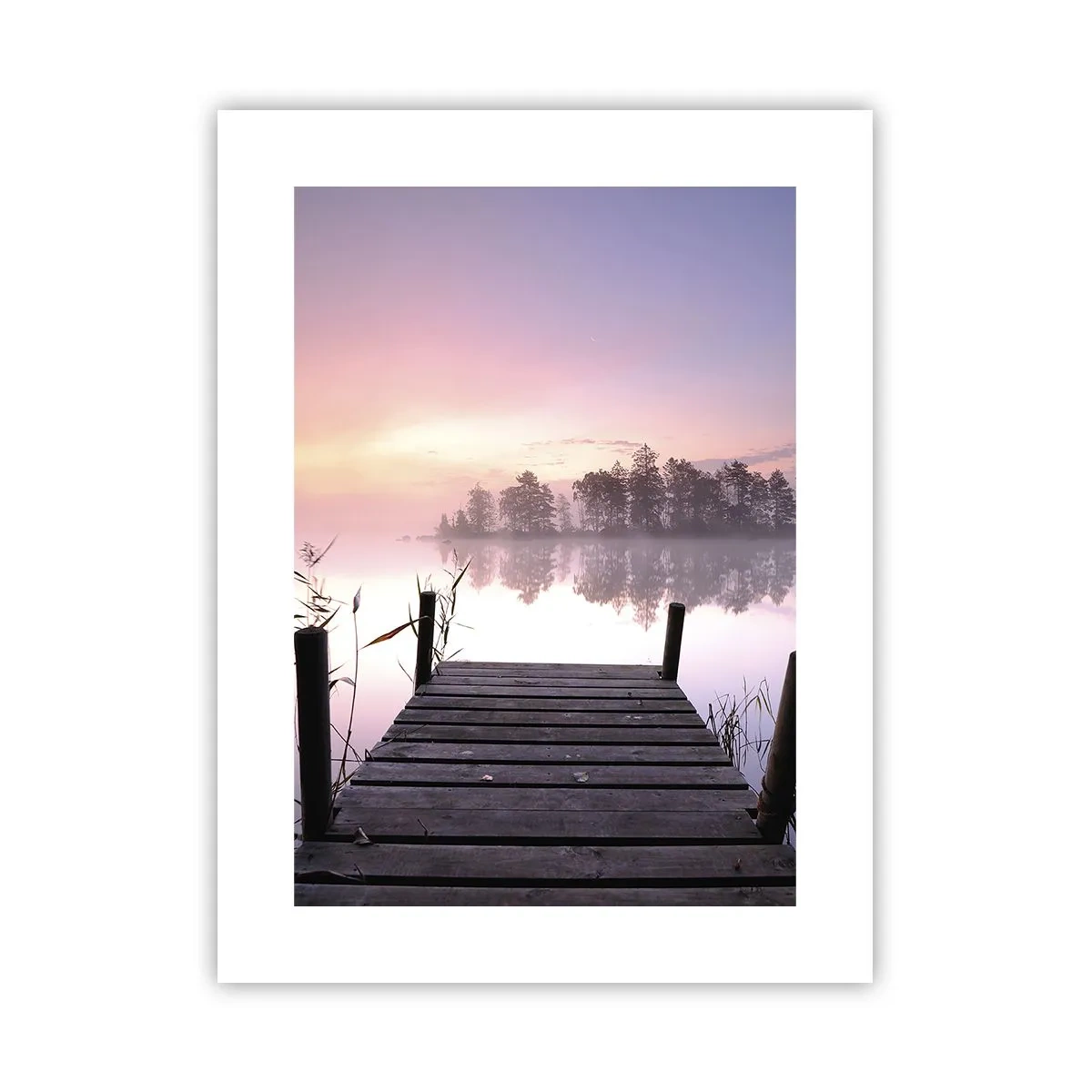 Plakat - Z liliowej mgły... - 30x40 cm