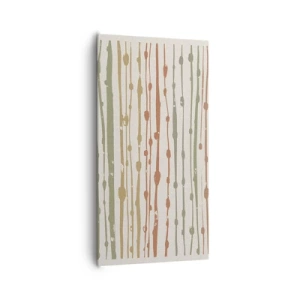 Obraz na płótnie - Muzyczny zapis barw - 65x120 cm