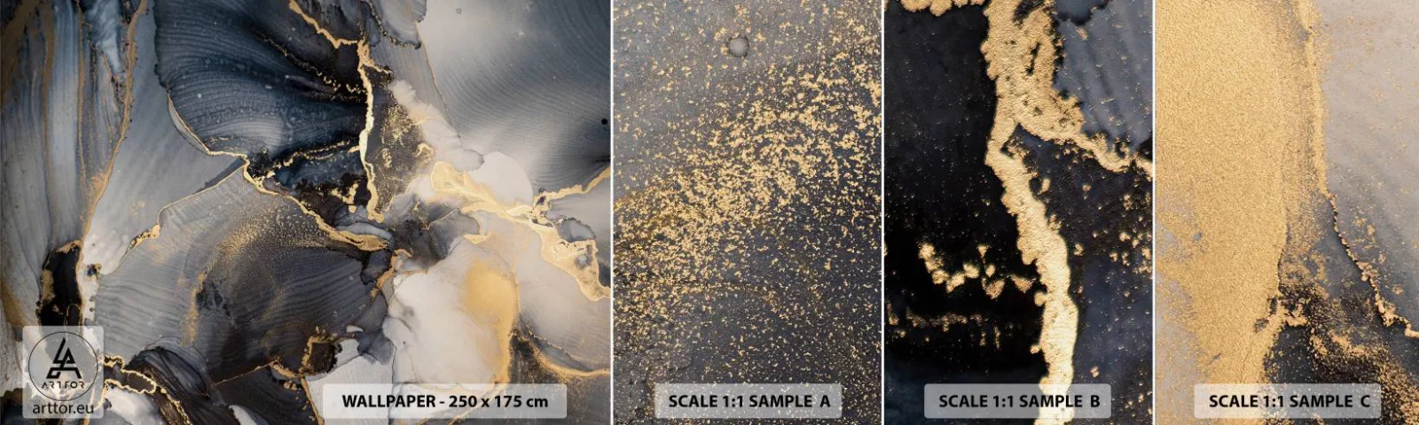 Fototapeta Próbka Standard Eco - Życie kamienia - Abstrakcja, Sztuka, Sztuka Nowoczesna - 100x30 cm