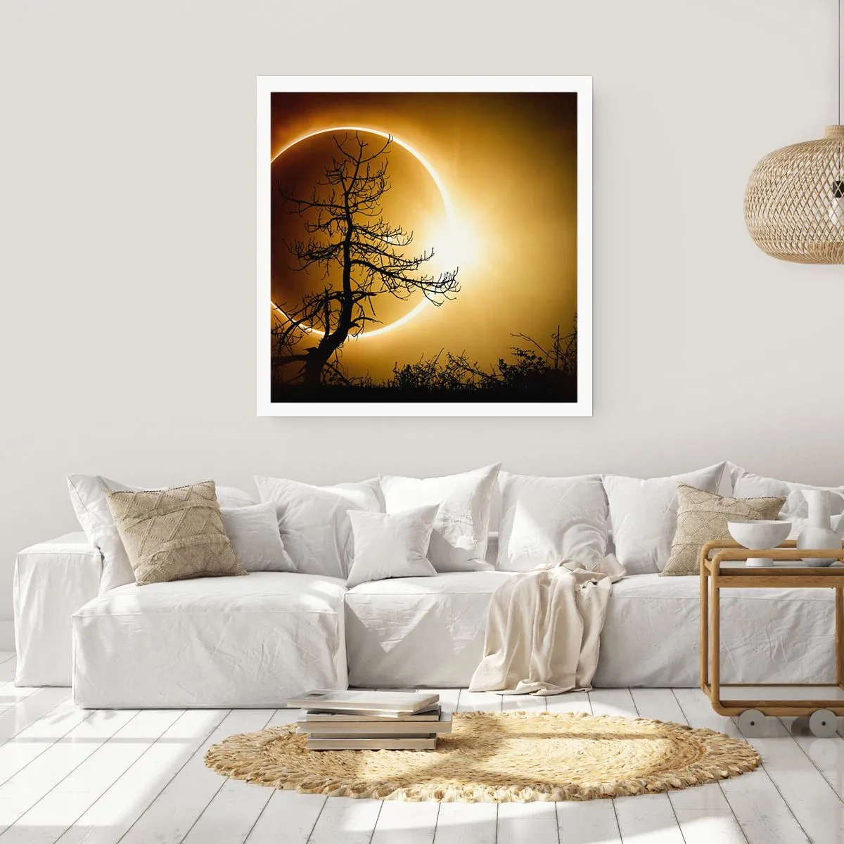 Plakat - Całkowite zaćmienie - 60x60 cm