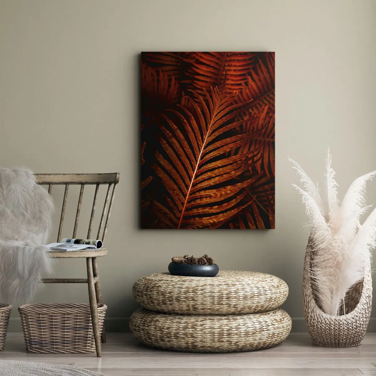 Obraz na płótnie - Żar życia - 55x100 cm