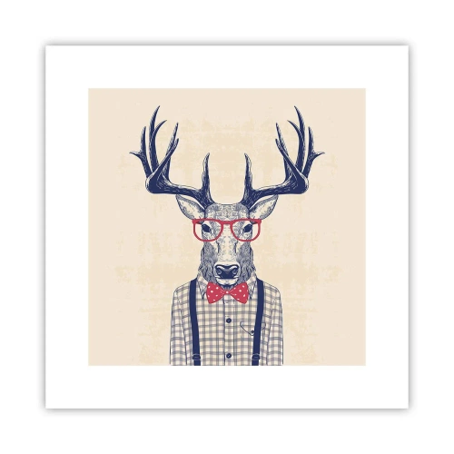 Plakat - Zabawna ekstrawagancja - 30x30 cm