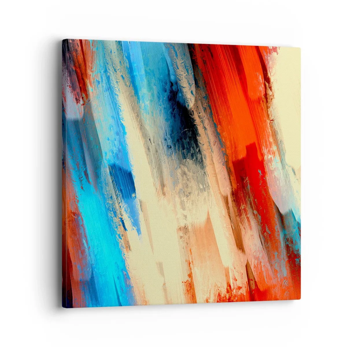 Obraz na płótnie - Kaskada barw - 40x40 cm