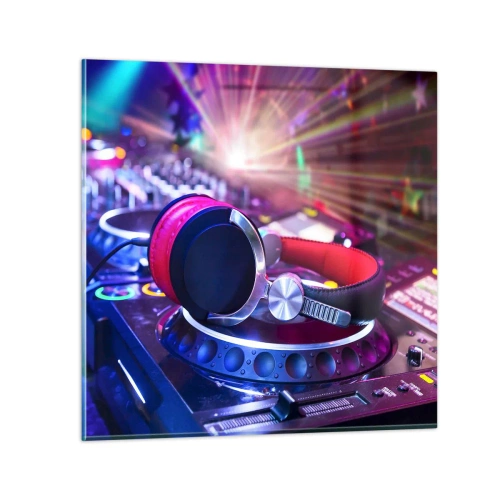 Obraz na szkle - Będzie, będzie się działo - 70x70 cm