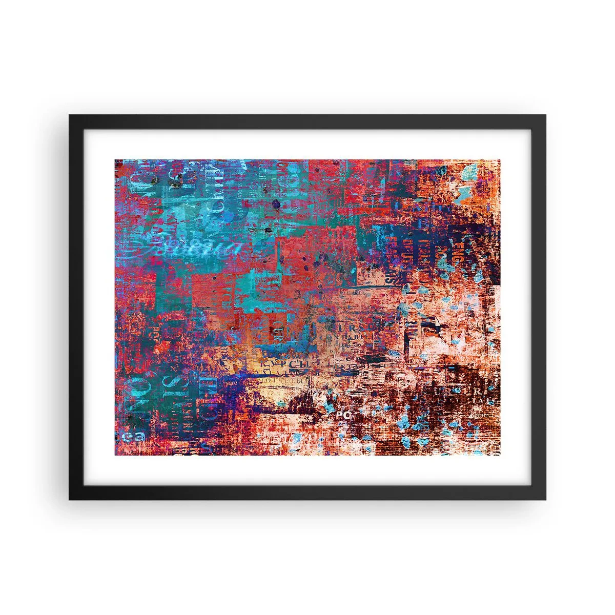 Plakat w czarnej ramie - Pamięć i niepamięć - 50x40 cm