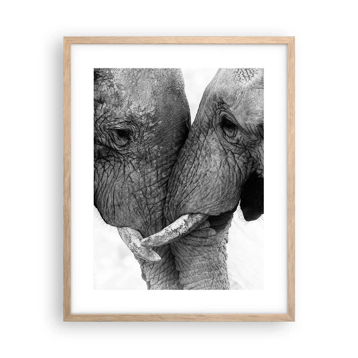 Plakat w ramie jasny dąb - Serdeczne wyznanie - 40x50 cm